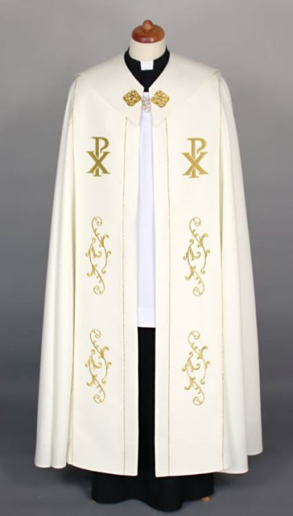 Kapa biała haftowana 2-084-11 e-religijne.pl