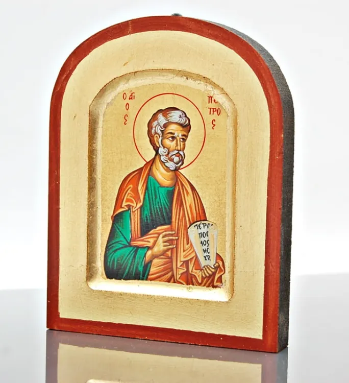  Ikona grecka świętego Piotra 10 x 13