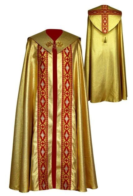 kapa złota obszyta galonem - e-religijne.pl katolicki sklep internetowy