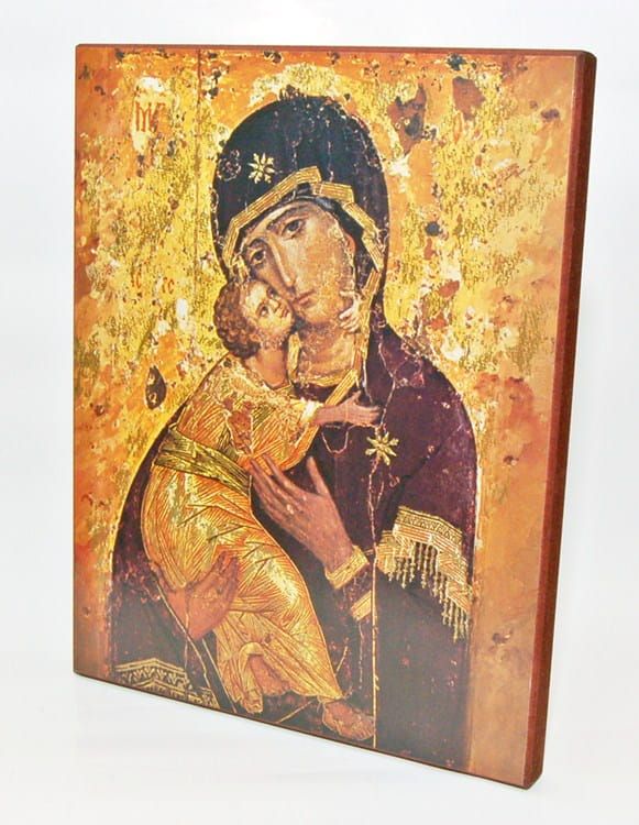 Ikona Matka Boża Włodzimierska Moskwa, XII w. - reprodukcja ikony e-religijne.pl