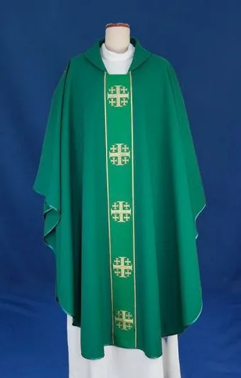 Ornat zielony K87 e-religijne.pl