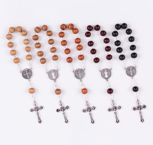 Różaniec dziesiątka z medalikiem i krzyżem św. Benedykta R910 księgarnia religijna dewocjonalia różańce 