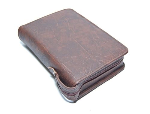 Okładka na brewiarz kapłański tom II - III - IV - skóra ekologiczna BRĄZOWA  e-religijne.pl