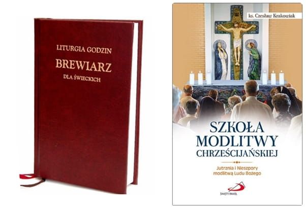 Brewiarz dla świeckich + Szkoła modlitwy chrześcijańskiej zestaw do modlitwy liturgią godzin   księgarnia chrześcijańska e-religijne.pl