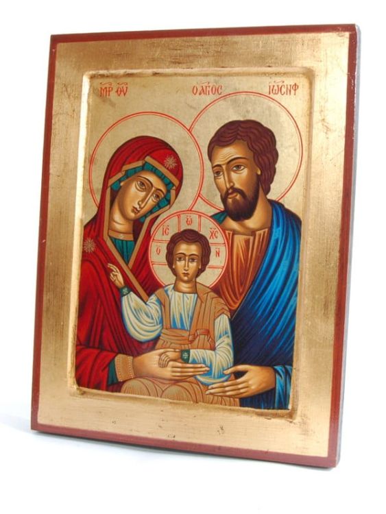 Ikona bizantyjska Święta Rodzina 30 cm x 40 cm e-religijne.pl