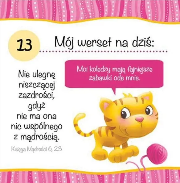  Mój dzień z Biblią - książeczka na spirali dla dzieci księgarnia chrześcijańska e-religijne.pl
