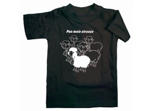 Koszulka religijna T-Shirt Pan mnie strzeże e-religijne.pl