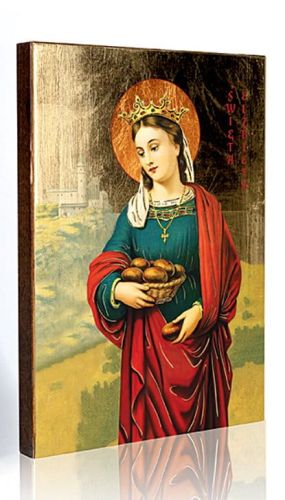 Ikona Świętej Elżbiety 12 x 16 sklep z ikonami ikony ze świętymi prezent na chrzest, bierzmowanie