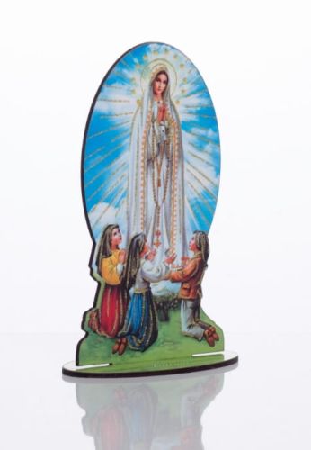 Matka Boża Fatimska - figurka do postawienia Pamiątka 100 lecia Objawień Matki Bożej w Fatimie - sklep religijny - dewocjonalia