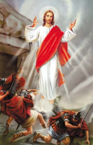 Puzzle Wielkanocne - Chrystus Zmartwychwstały