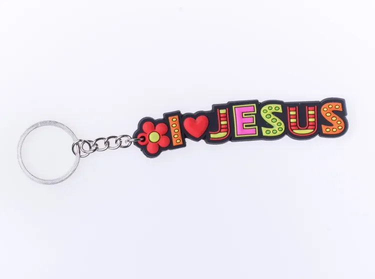 Breloczek religijny - I LOVE JESUS - 1532-159A e-religijne.pl