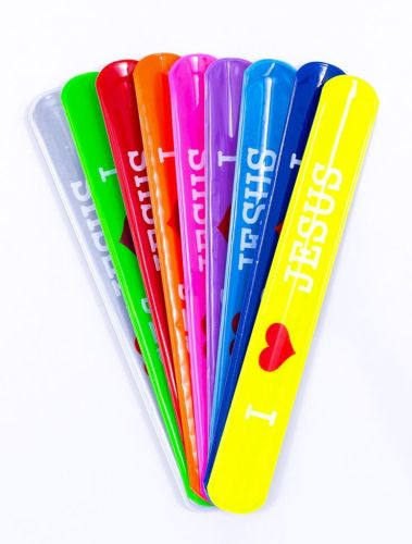 Odblaskowa opaska religijna - na rękę, rower, rolki 1532-0310 e-religijne.pl