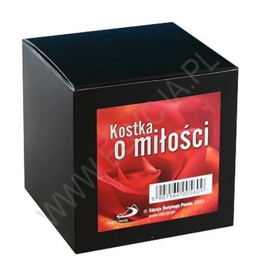 Kostka o miłości - kostka upominkowa e-religijne.pl 