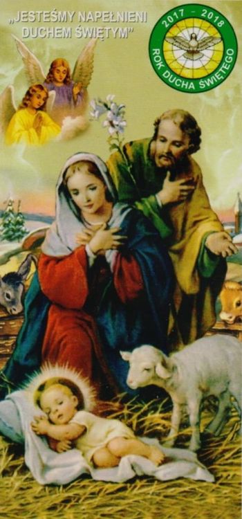 Kolędowe obrazki na Rok Ducha Świętego 2017/2018 (200 sztuk) chrześcijański sklep e-religijne.pl