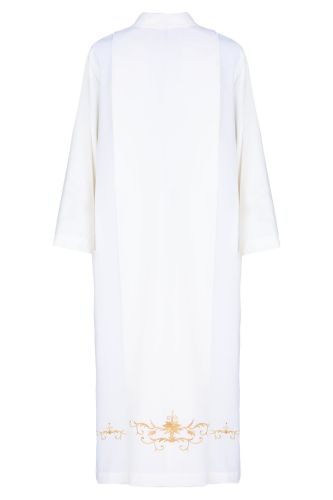 Alba kapłańska z haftem krój rzymski 18-6002 sklep artykuły liturgiczne zaopatrzenie parafii