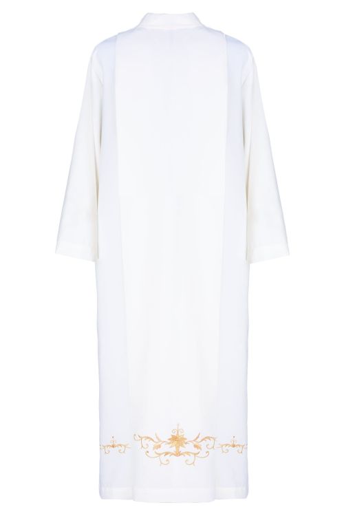 Alba kapłańska z haftem krój rzymski 18-6002 sklep artykuły liturgiczne zaopatrzenie parafii