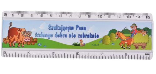 Linijka z hasłem religijnym "Szukającym Pana dobra nie zabraknie" e-religijne.pl