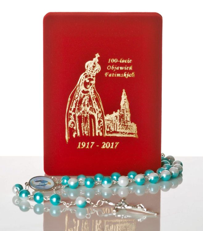 Różaniec Fatimski pudełko prezentowe F43NP sklep chrześcijański e-religijne.pl