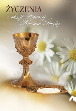 I Komunia Święta - Życzenia 1. Karnet z kopertą