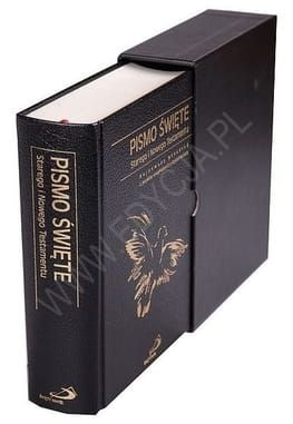 Pismo Święte Stary i Nowy Testament oprawa skóra czarna NOWE WYDANIE - Edycja św. Pawła e-religijne.pl