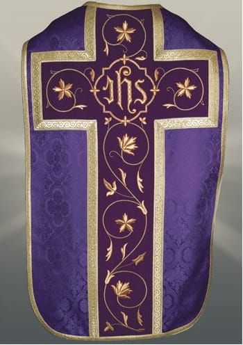 Ornat skrzypcowy fioletowy K-71 e-religijne.pl