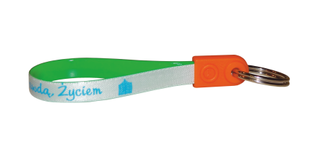 Brelok religijny pętelka "Jezus Drogą Prawdą Życiem" e-religijne.pl