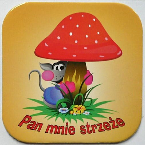 Podstawka korkowa z religijnym tekstem "Pan mnie strzeże" e-religijne.pl