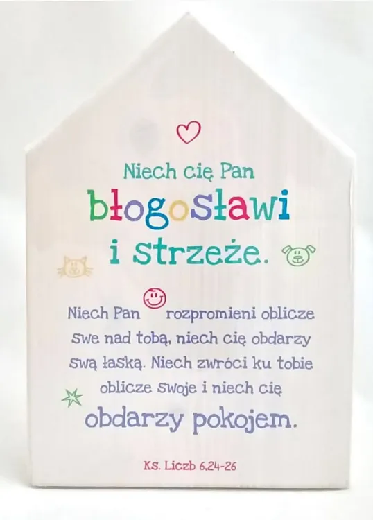 Biblijny motywator - Błogosławieństwo dla dzieci sklep chrześcijański e-religijne.pl