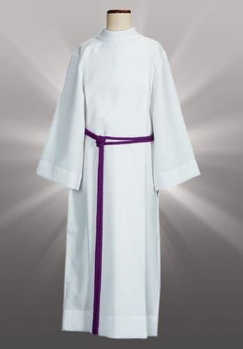 Alba lektorska ze stretchu ze stójką AS39 e-religijne.pl