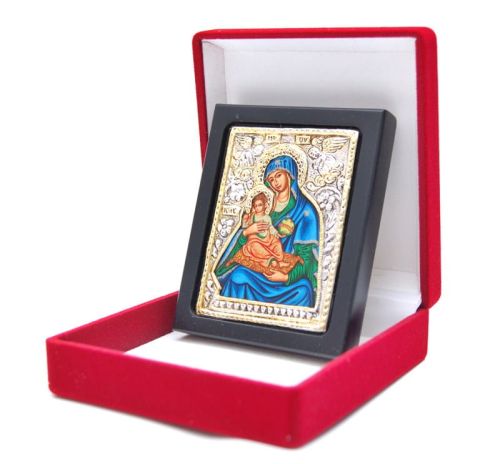 Ikona Matki Bożej Litościwej posrebrzana EM0 e-religijne.pl