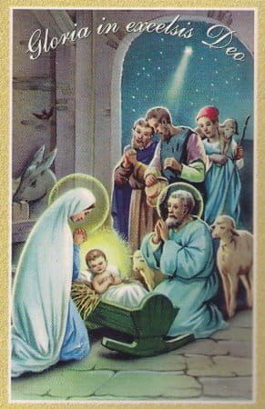 Obrazki kolędowe (opakowanie 100 sztuk) Gloria in excelsis Deo - 2 e-religijne.pl