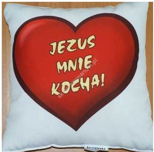 Poduszka z motywem religijnym - wzór 25 e-religijne.pl
