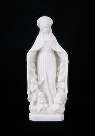 Maryja z dziećmi - rzeźba alabastrowa wys. 15 cm e-religijne.pl