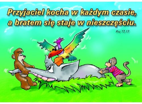 Pocztówka Przyjaciel kocha... e-religijne.pl