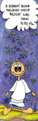 Religijna zakładka do książek "A dobroć Boga naszego niech będzie nad nami"  e-religijne.pl