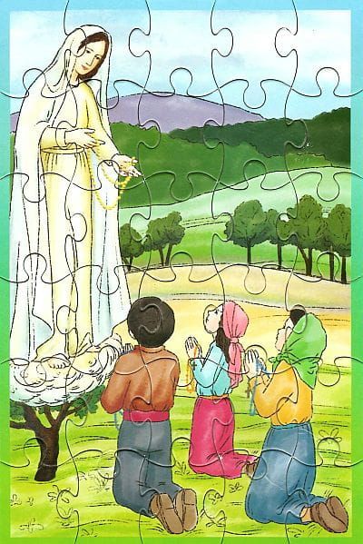 Tajemnica Fatimy - sprawdziany kontrolki na nabożeństwa majowe