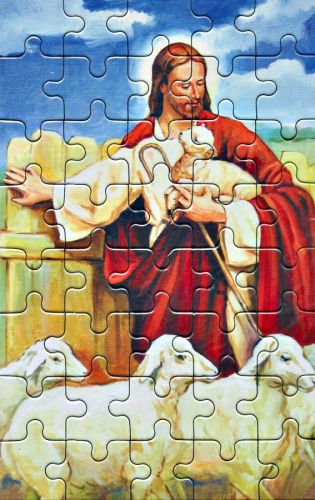 Sklep chrześcijański e-religijne.pl : puzzle religijne dla dzieci mało elementów
