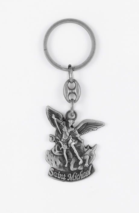 Brelok do kluczy ze Świętym Michałem Archaniołem  sklep chrześcijański e-religijne.pl