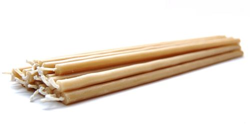 Świeca ofiarna wotywna z woskiem naturalnym - komplet 10 sztuk e-religijne.pl