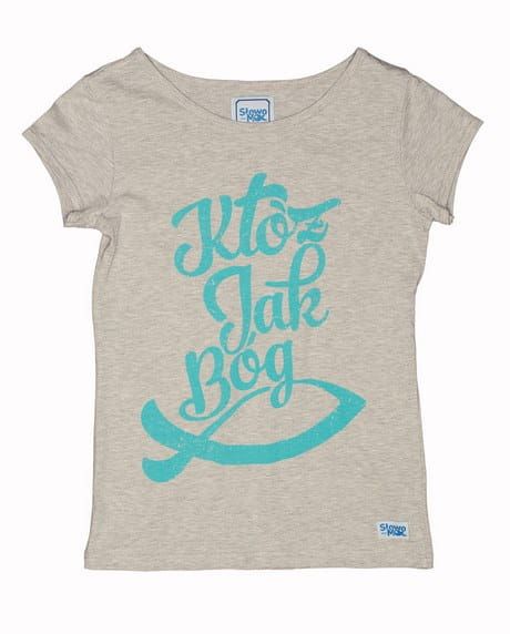 Koszulka religijna damska "Któż jak Bóg" - 2  e-religijne.pl