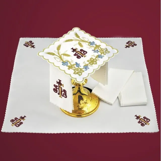 Komplet bielizny kielichowej - bielizna ołtarzowa KK040 e-religijne.pl