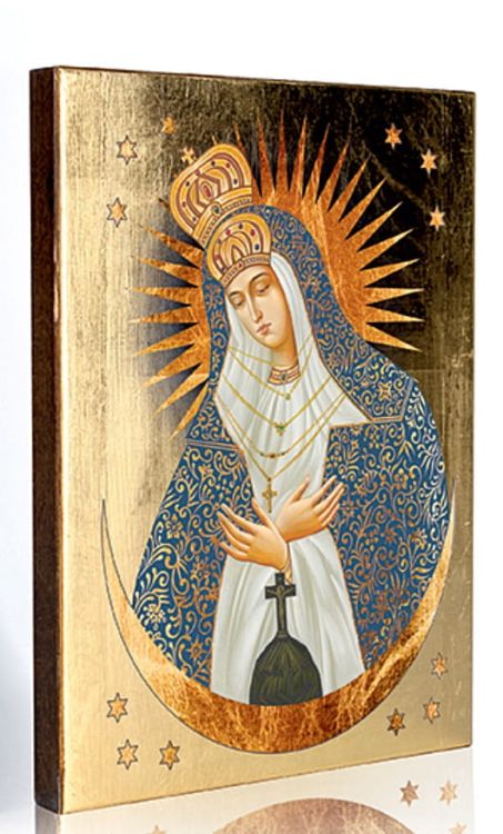 Ikona Matka Bożej Ostrobramska 17 x 23 sklep z ikonami ikony świętych, Maryi, Jezusa