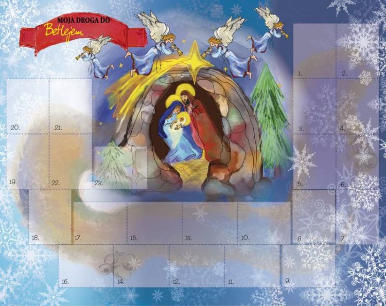 Moja droga do Betlejem, sprawdziany adwentowe na roraty 2013 (naklejki + droga) e-religijne.pl