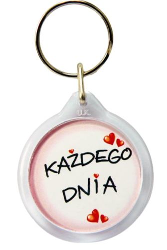 Bóg CIĘ KOCHA - chrześcijański brelok do kluczy sklep z dewocjonaliami, religijne upominki