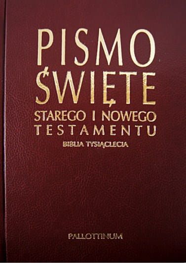 Biblia Tysiąclecia. Pismo Święte Starego i Nowego Testamentu (Skóra ekologiczna, złocone brzegi, paginatory) e-religijne.pl