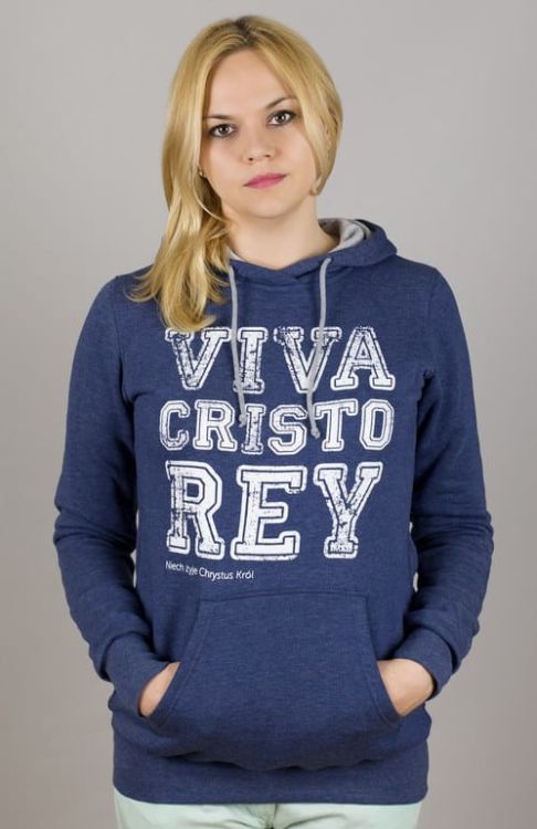Bluza religijna damska "VIVA CRISTO REY"  e-religijne.pl