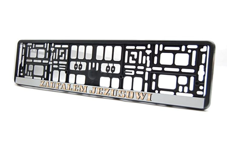 Chrześcijańska ramka do tablic rejestracyjnych - Zaufaj Jezusowi e-religijne.pl sklep katolicki