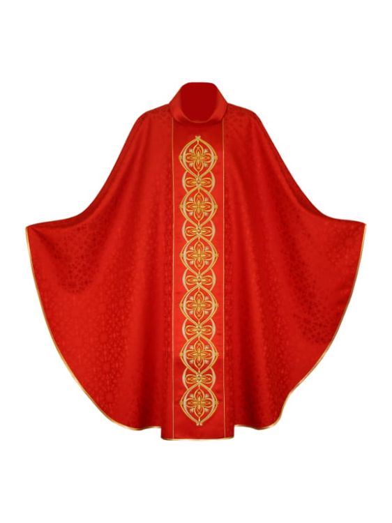 Ornat czerwony z haftem 1-233-2 e-religijne.pl