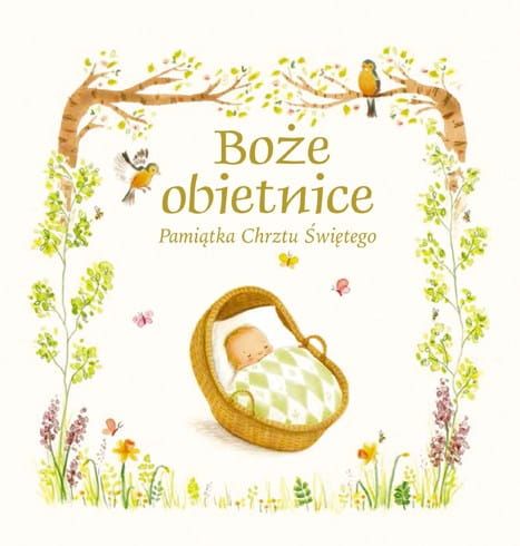 Wydawnictwo JEDNOŚĆ: Boże obietnice - Pamiątka Chrztu Świętego to pięknie wydany modlitewnik, który opatrzony został urokliwymi, przemawiającymi do wyobraźni ilustracjami.