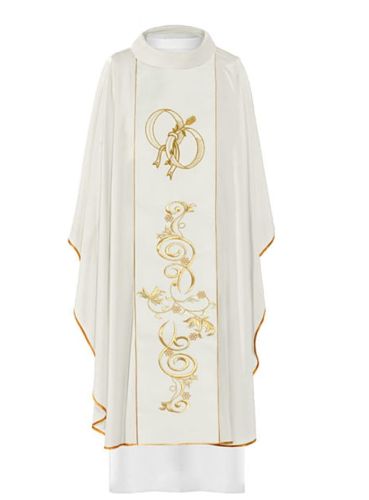 Szaty liturgiczne: Ornat ślubny biały haftowany KOR/197/04 sklep pracownia